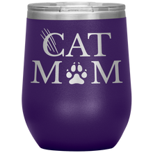 Load image into Gallery viewer, Wine Tumbler- Cat Mom
