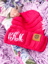 Load image into Gallery viewer, Personalized Monogram Adult Beanie
