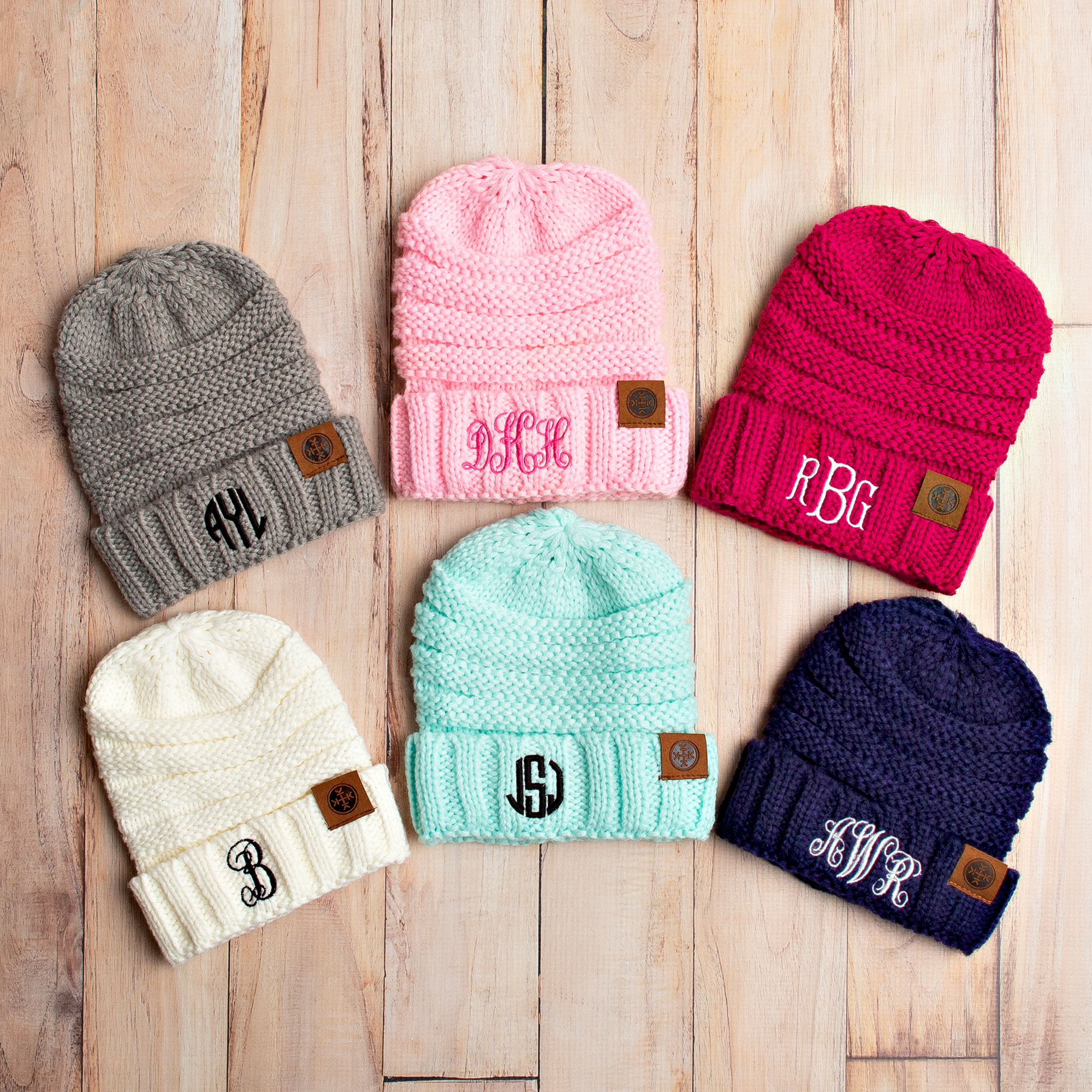 Personalized Monogram Kids Beanie Magnolia Sugar Company