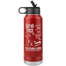 Load image into Gallery viewer, 32oz Water Bottle- Scrub Tech
