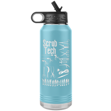 Load image into Gallery viewer, 32oz Water Bottle- Scrub Tech
